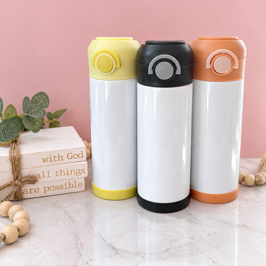 Custom Kids 12oz Tumbler – Personalized Stainless Steel Insulated Water Bottle