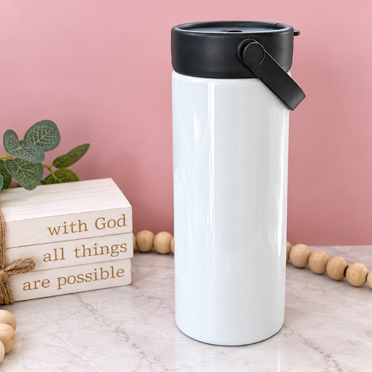 Custom 30oz Tumbler with Handle – Personalized Stainless Steel Insulated Cup